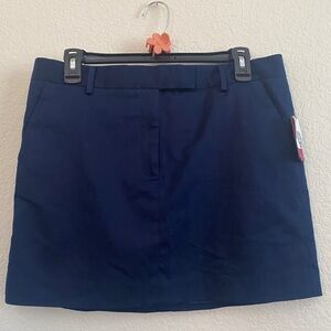 Vince Camuto Navy Blue Khaki Skirt w Pockets sz 8